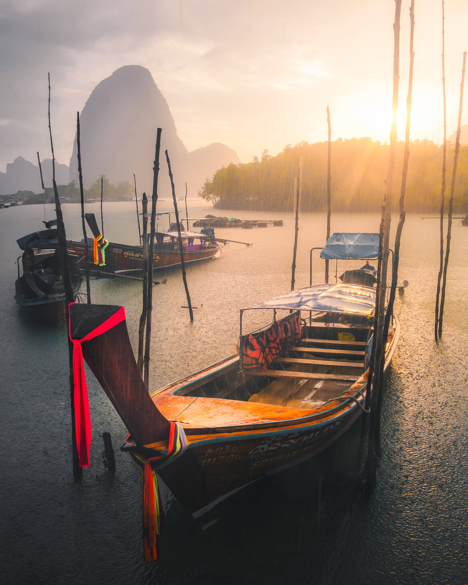 Sunrise boat Thailand